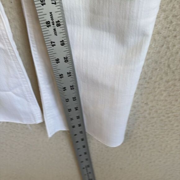 J Crew 9" demi-boot crop jean in white wash Womens Size 24 - Picture 9 of 11